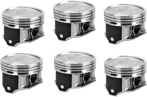 Piston And Rings Set 4.0 L V6 Gas 04798331 H802CP 3241HC-060 Compatible With Jeep Cherokee TJ(0.5) in Kuwait
