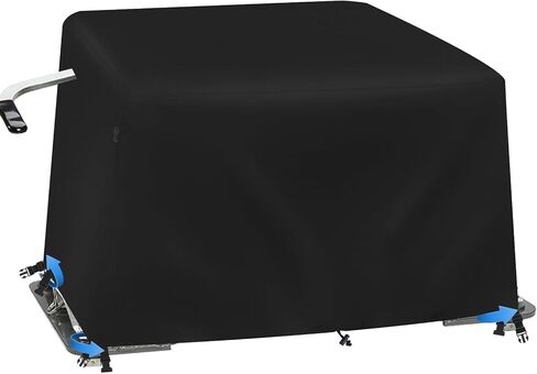 5th Wheel Hitch Cover Compatible with 15K-26K Fifth Wheel Hitch, 600D Oxford Fabric Waterproof & Dustproof Anti-UV, Black in Saudi Arabia