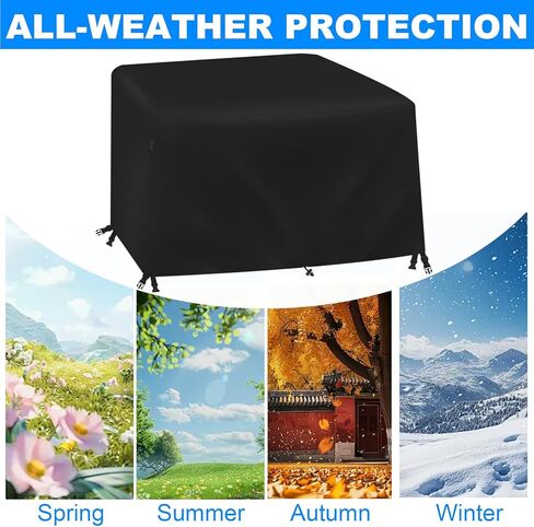 5th Wheel Hitch Cover Compatible with 15K-26K Fifth Wheel Hitch, 600D Oxford Fabric Waterproof & Dustproof Anti-UV, Black in Saudi Arabia