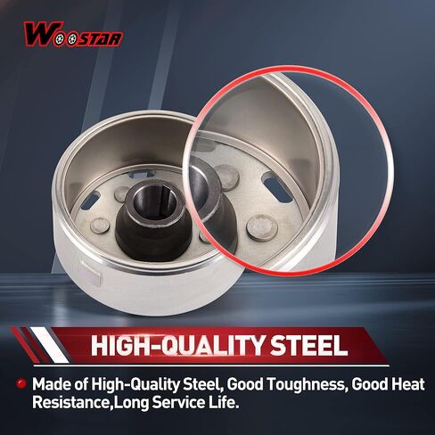 WOOSTAR 6 Coil 5 Wire Ignition Full Wave Stator Magneto with Flywheel Rotor Replacement for YX 140cc 150cc 160cc Dirt Pit Bike Oil Cooled Engine in Kuwait