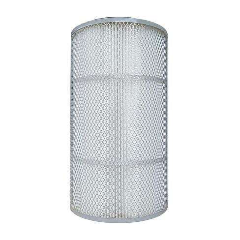 Dust Collector Filter Cartridge with Outer Mesh OD 12.6'' H 23.62'' (320 * 600mm) for Powder Dust Collector Sand Blast Coating Shot Blasting Machine Filter Element in Kuwait