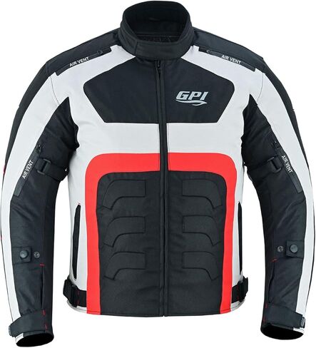 GPI MOTO Dual Sport Motorcycle Jacket – 600D A+ Cordura, Waterproof, CE Armor, Removable Liner for Street & Trail in Saudi Arabia