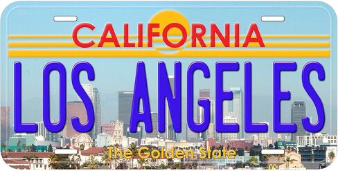Los Angeles California TAG03 Novelty Car Auto License Plate in Kuwait