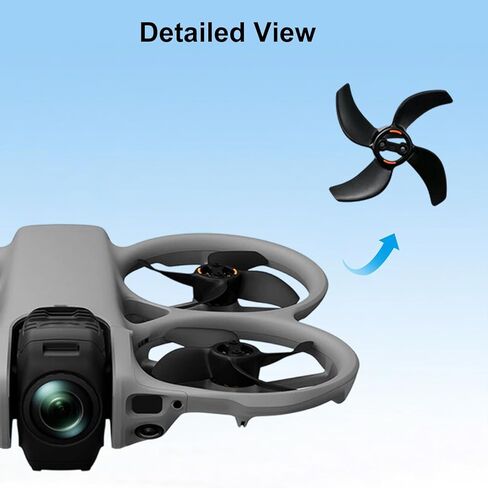 8Pcs Propellers for DJI Avata 360, Drone Replacement Plastic Propeller Blades, Lightweight and Durable Material, Low-Noise Design, Flexible Drone Accessories in Kuwait