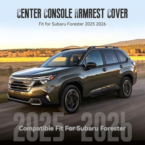 Thickened Center Console Cover Fit for Subaru Forester 2025 2026 Center Console Armrest Cover Arm Rest Covers Car Interior Accessories in Kuwait