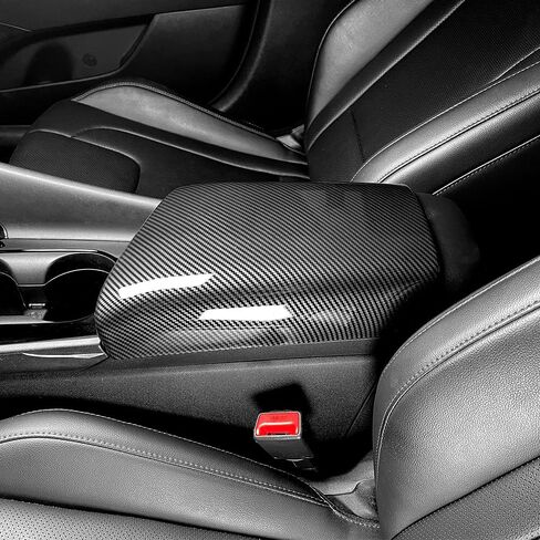 Center Console Armrest Panel Cover Trim Compatible with Hyundai Elantra N 2023-2025 Accessories, Car Interior Accessory-Carbon in Saudi Arabia