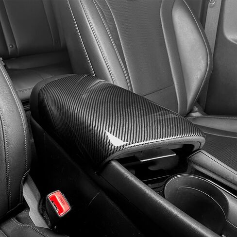 Center Console Armrest Panel Cover Trim Compatible with Hyundai Elantra N 2023-2025 Accessories, Car Interior Accessory-Carbon in Saudi Arabia