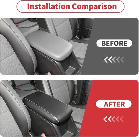 Linskip Premium Center Console Armrest Cover for 2015-2022 Chevy Colorado & GMC Canyon, Factory-Match PU Leather – Elevate Your Interior Accessories in Kuwait