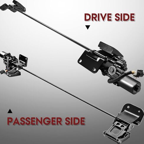 Driver Side Running Board Motor & Front + Rear Bracket Assembly Left Front Fit for Ford Expedition 2007-2014, Lincoln Navigator 2007-2014 (131.0 inch Wheelbase only in Saudi Arabia