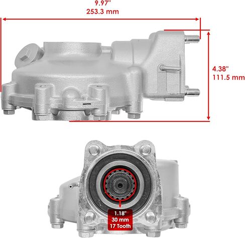 Caltric Complete Rear Differential Compatible with Honda Trx300Fw Fourtrax 300 4X4 1988-1995 in Kuwait