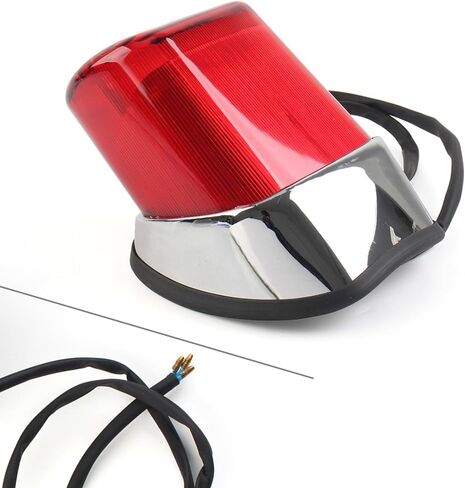 FSFY Motorbike Rear Tail Signal Brake Lamp Taillight Part Replacement for Yamaha Virago XV250, Virago XV400, Red Light in Kuwait