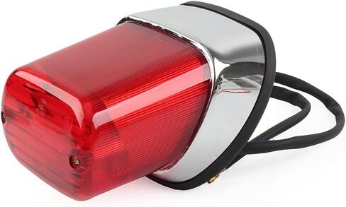 FSFY Motorbike Rear Tail Signal Brake Lamp Taillight Part Replacement for Yamaha Virago XV250, Virago XV400, Red Light in Kuwait