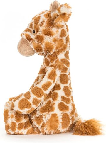 Jellycat Bashful Giraffe Stuffed Animal, Medium 12 inches - Safari Plush Toy - Classic Children's Gift in Kuwait