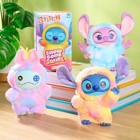HAPPY HAUL Disney Stitch Snow Cone Swirl Vinyl-Face Plush Blind Box Collectible Toy, Vinyl-Faced Plush Clip-On Surprise, 5-Inch Stuffed Toy, Short-Run Drop, Ages 8 and up in Saudi Arabia