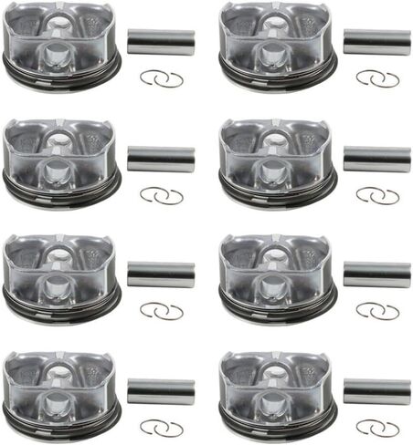8x Piston Set With Rings AJ133 Compatible With 2010-2017 5.0 V8 Supercharged Engine in Saudi Arabia