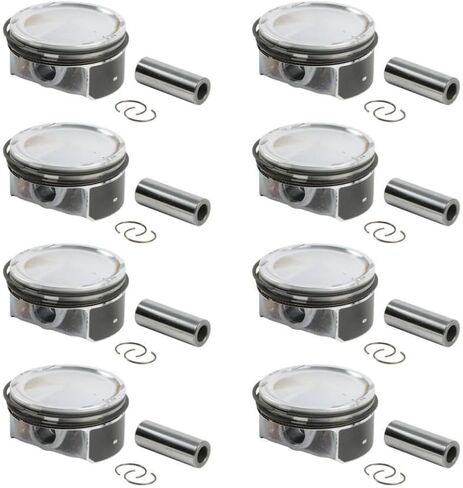 8x Piston Set With Rings AJ133 Compatible With 2010-2017 5.0 V8 Supercharged Engine in Saudi Arabia