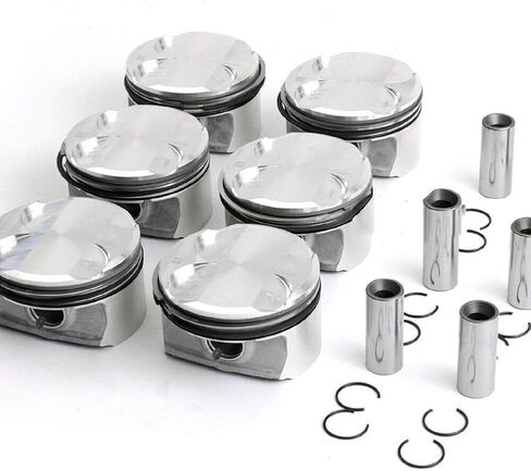 Engine Pistons Rings Set Compression Ratio 10.7:1 Pistons Rings Rods Compatible With E90 E60 E83 128i 328i 528i X1 N52 3.0L Engines in Saudi Arabia