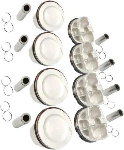 8 Piece M157 Engine Piston Rings Set 2780301317 1570300117 1570300517 1570300317 Compatible With W166 C218 X218 W212 S212 5.5L in Saudi Arabia