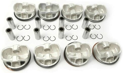 8 Piece M157 Engine Piston Rings Set 2780301317 1570300117 1570300517 1570300317 Compatible With W166 C218 X218 W212 S212 5.5L in Saudi Arabia