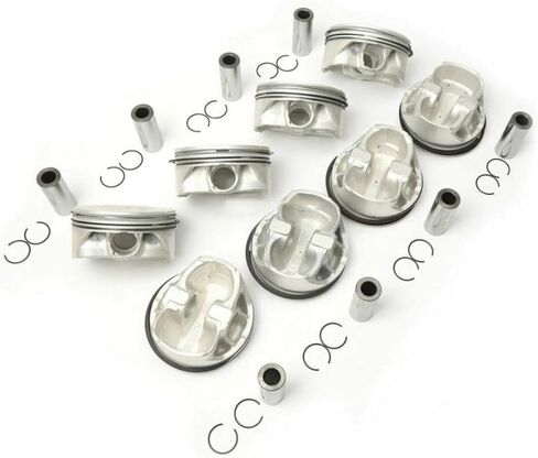 8 Piece M157 Engine Piston Rings Set 2780301317 1570300117 1570300517 1570300317 Compatible With W166 C218 X218 W212 S212 5.5L in Saudi Arabia