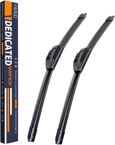 OEM Quality 15''+15'' FAPIUO Premium All-Season Automotive Replacement J-Hook Silent Wiper Blades (Set of 2) in Saudi Arabia