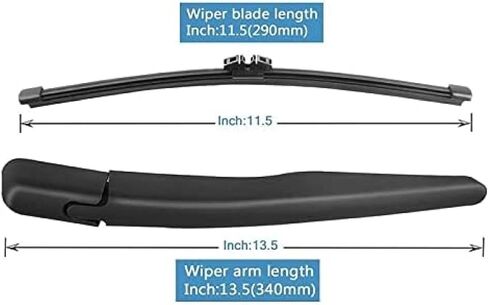 Rear Wiper Blade And Arm, for Ford for ESCAPE 2013 2014 2015 2016 2017 2018 in Saudi Arabia