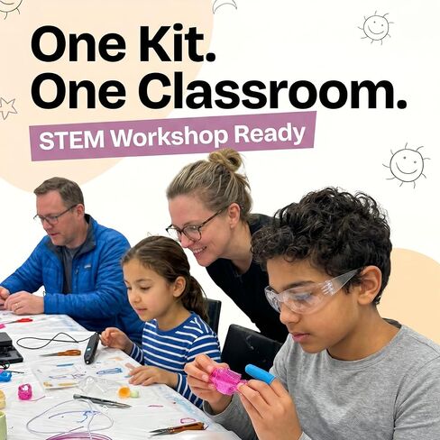 Balancing Bird & 4-in-1 Space Mobile STEM Projects for 3D Pen Users | Balancing Science Kit | Ph.D. Designed Physics & Gravity Curriculum for Kids 8-12 | 2-Book Set, Printed in USA in Saudi Arabia