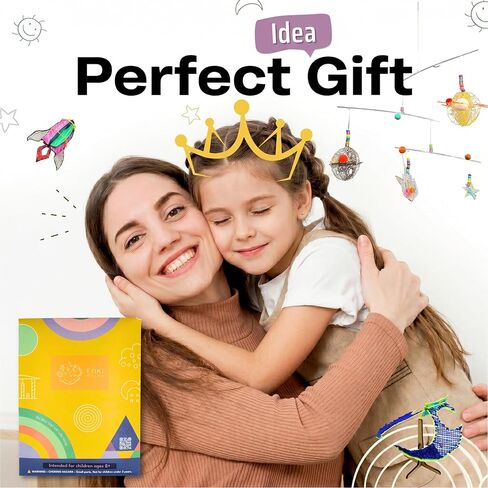 Balancing Bird & 4-in-1 Space Mobile STEM Projects for 3D Pen Users | Balancing Science Kit | Ph.D. Designed Physics & Gravity Curriculum for Kids 8-12 | 2-Book Set, Printed in USA in Saudi Arabia