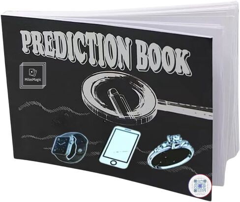 MilesMagic Magician's Prediction Book Gimmick | Mind Reading Flip Book Revelation | Real Choice Revealing Close Up Mentalism Street or Stage Magic Trick in Kuwait