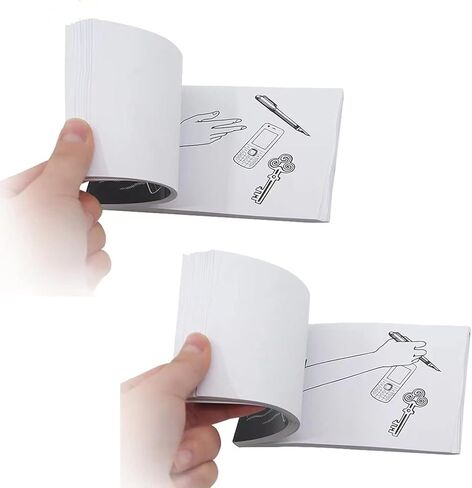 MilesMagic Magician's Prediction Book Gimmick | Mind Reading Flip Book Revelation | Real Choice Revealing Close Up Mentalism Street or Stage Magic Trick in Kuwait