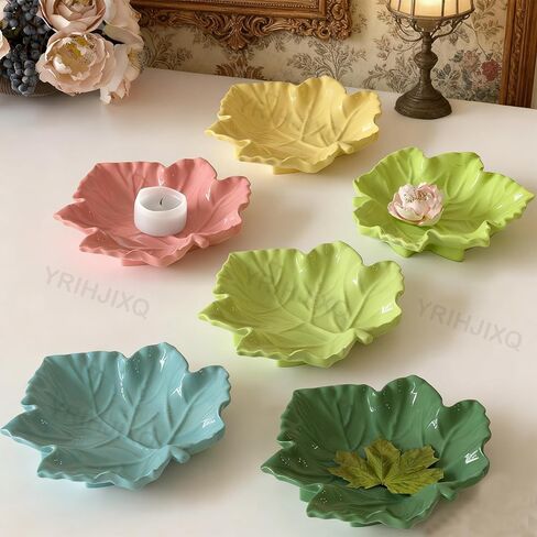 Maple Leaf Silicone Tray Mold 3D Leaf Resin Casting Mold for Jewelry Dish Candle Holder Soap Dish Gypsum Cement Tray DIY Home Decor Resin Craft in Saudi Arabia