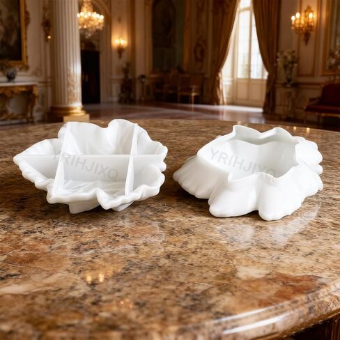 Maple Leaf Silicone Tray Mold 3D Leaf Resin Casting Mold for Jewelry Dish Candle Holder Soap Dish Gypsum Cement Tray DIY Home Decor Resin Craft in Saudi Arabia