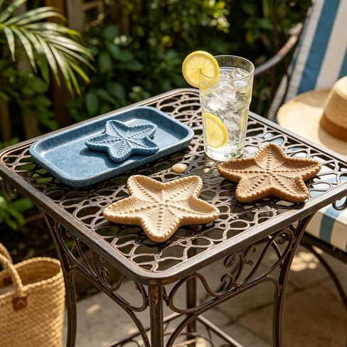 Starfish Tray Silicone Mold, Starfish Resin Casting Mold for DIY Jewelry Dish, Soap Dish, Coaster, Home Decor, Beach Themed Craft Making, Epoxy Resin Mold for Candle Holder, Trinket Dish in Saudi Arabia