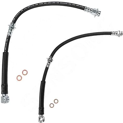 2 Pcs Front Left Front Right Brake Hydraulic Hose Brake Line Hose for Chevrolet Camaro 2.5L 1982 1983, for Chevrolet Camaro 2.8L 1982 1983, for Chevrolet Camaro 5.0L 1982 1983 Replace# BH38102 in Kuwait