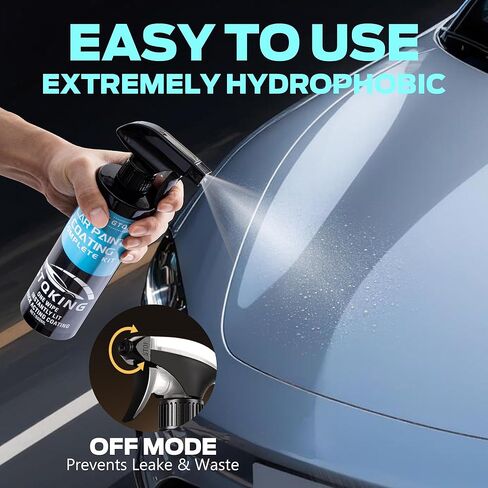 Premium Ceramic Coating for Cars- Quick Effect Coating Agent - Car Coating Spray, Suitable for cars, pickup trucks, RVs, motorcycles, etc. Fast Application for Long-Lasting Shine & Protection in Saudi Arabia