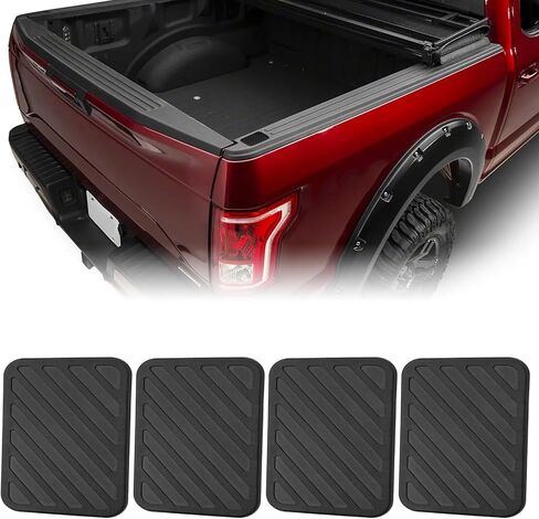 JERBOR Upgraded Silicone Bed Rail Stake Pocket Cover Fit for GM 1981-1998 Rear Pickup Trucks Plugs Hole Caps (for GM 1981-1998) in Kuwait