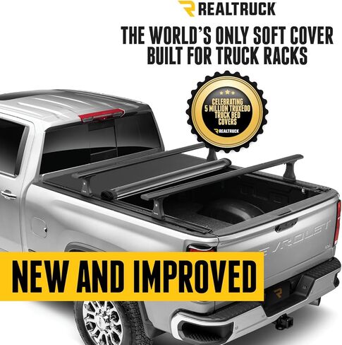 غطاء تونيو لسرير الشاحنة من RealTruck TruXedo Pro X15 TS | 1279116 | يناسب 2017-2025 Ford Super Duty F-250/F-350/F-450 مقاس 6 أقدام و10 بوصات (82 بوصة) in Kuwait