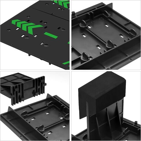 RC Car Jump Ramp Takeoff Board RC Ramp with Foam Base for Jumping Stunt Playset for 1/14 1/16 1/18 1/24 Remote Control Model Car, 4 Boards (Black) in Saudi Arabia