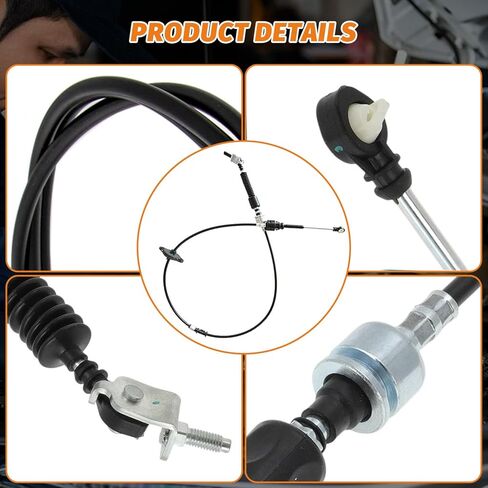 33820-0C020 Automatic Transmission Control Shifter Cable Compatible with Toyota Tundra 2000 2001 2002 2003 2004 4.7L V8 only Column Shift,Shift Cable Replace 338200C020 in Saudi Arabia