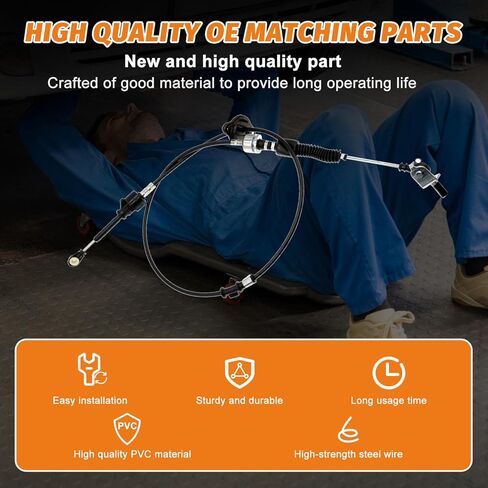 33820-0C020 Automatic Transmission Control Shifter Cable Compatible with Toyota Tundra 2000 2001 2002 2003 2004 4.7L V8 only Column Shift,Shift Cable Replace 338200C020 in Saudi Arabia