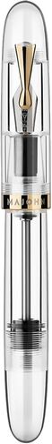 قلم حبر Majohhn C4 Eyedropper ذو رأس رفيع للغاية، أقلام كتابة كبيرة الحجم من الأكريليك الشفاف للأعمال المكتبية مع صندوق in Kuwait