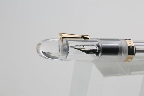 قلم حبر Majohhn C4 Eyedropper ذو رأس رفيع للغاية، أقلام كتابة كبيرة الحجم من الأكريليك الشفاف للأعمال المكتبية مع صندوق in Kuwait