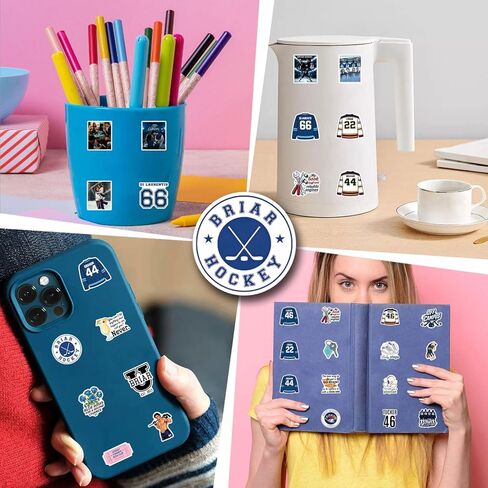 54PCS Off Campus Stickers, Waterproof Vinyl Briar U Stickers for Water Bottle, Laptop, Luggage, Phone in Kuwait