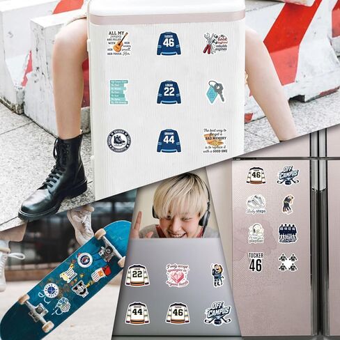 54PCS Off Campus Stickers, Waterproof Vinyl Briar U Stickers for Water Bottle, Laptop, Luggage, Phone in Kuwait