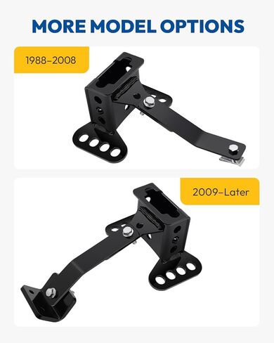 Rider Backrest Bracket, Adjustable Mounting Hardware Kit Compatible with Harley Davidson Touring 1988-2024 Street Glide, Electra Glide, Road Glide, Road King, CVO, Black in Saudi Arabia