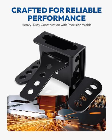 Rider Backrest Bracket, Adjustable Mounting Hardware Kit Compatible with Harley Davidson Touring 1988-2024 Street Glide, Electra Glide, Road Glide, Road King, CVO, Black in Saudi Arabia
