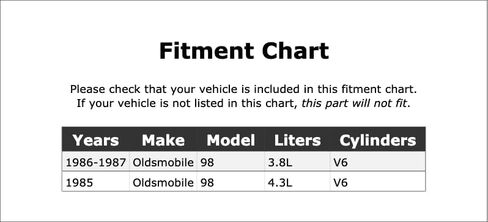 مرحل قابض تكييف الهواء متوافق مع Oldsmobile 98 1987 1986 1985 P-4894016 in Kuwait