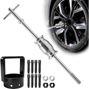 3.75" CV Axle Removal Tool Kit, Heavy-Duty CV Axle Puller with Slide Hammer, Reinforced Axle Shaft & CV Joint Puller for Cars, Trucks, ATV & UTV, Easy Driveshaft Removal in Saudi Arabia