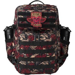 WOLFpak 45L Athletic Gym Backpack (Rock & Reaper) Durable 1000D Waterproof Oxford Material with MOLLE Webbing, Laptop Pocket & Dual Cup Holders, Durable Fitness/Travel/Military Daypack in Saudi Arabia