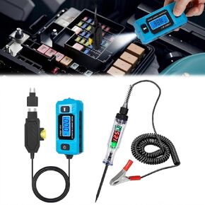 PIFOOG Automotive Circuit Tester Car Test Light with Digital 3v-90v Display, High Precision Auto Fuse Relay Tester Electrical Current Fault Probe Checker Testing Tool LCD Front Lighting Max 20A 48V in Saudi Arabia